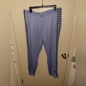 Victorias Secret Pink Active Track Pants Periwinkle Blue Womens Size XXL